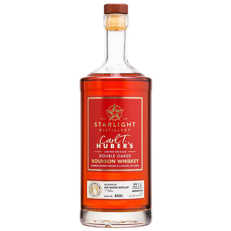 Starlight Distillery Carl T. Huber's Double Oaked Bourbon