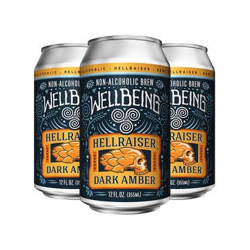 WellBeing Hellraiser Dark Amber NA Beer 4pk/12oz Cans
