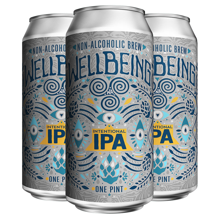 WellBeing Intentional IPA NA Beer 4pk/16oz Cans