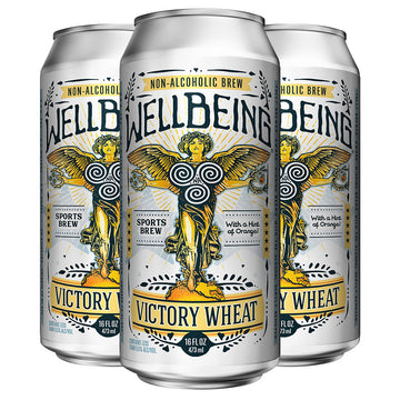 WellBeing Victory Wheat NA Beer 4pk/16oz Cans