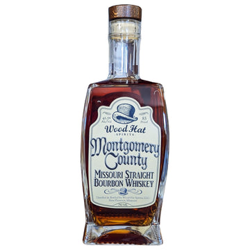 Wood Hat Montgomery County Missouri Straight Bourbon Whiskey 83 Proof