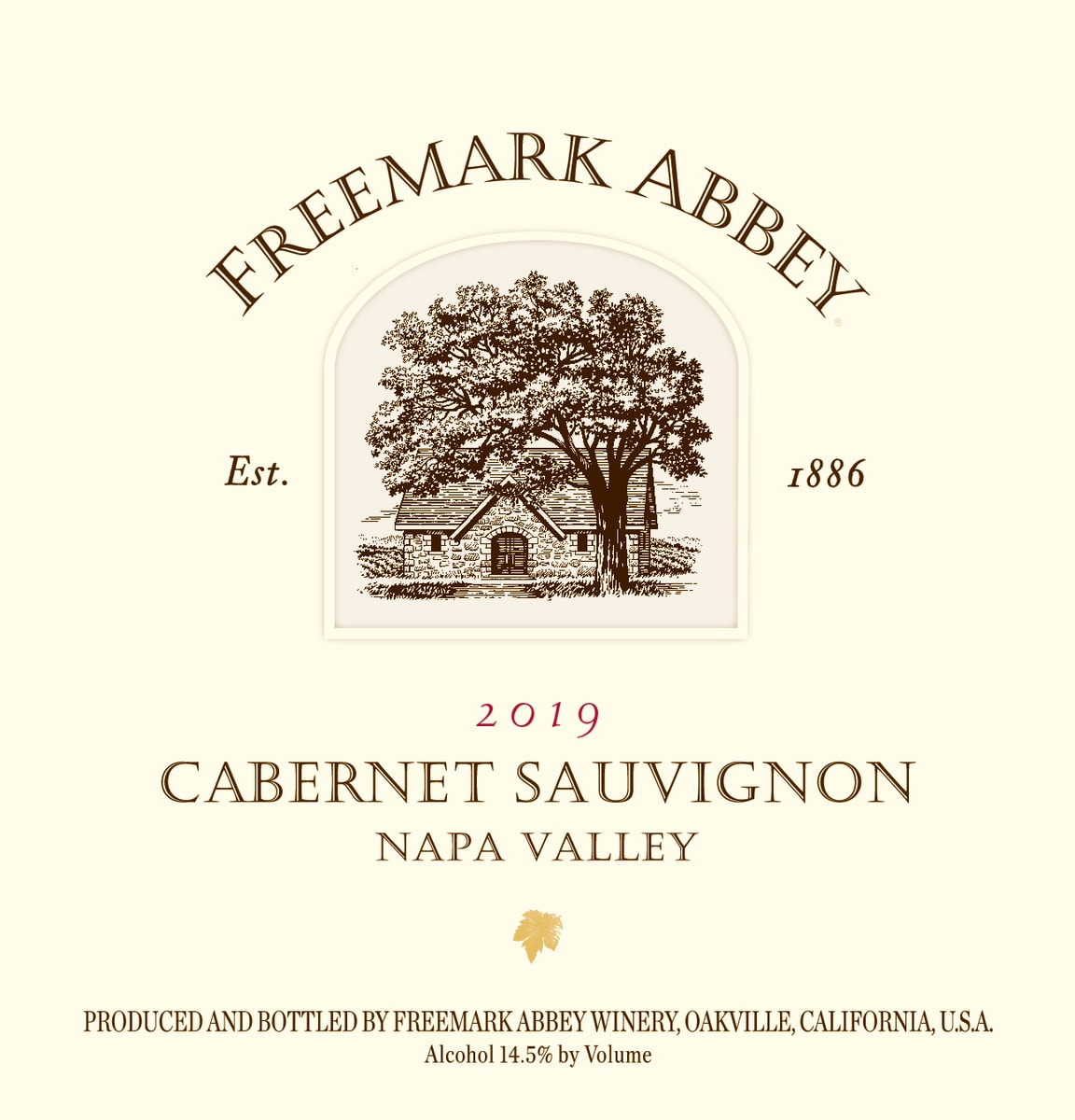 FREEMARK ABBEY カベルネ・ソーヴィニョン 2019 ナパ・ヴァレー Freemark Abbey Napa Valley Cabernet Sauvignon 2019 – InternetWines.com