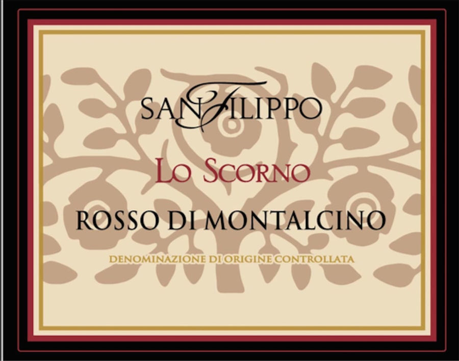 San Filippo Rosso di Montalcino Lo Scorno 2019