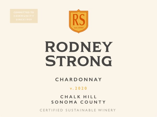 Rodney Strong Chalk Hill Chardonnay 2020