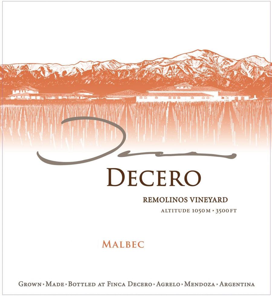 Finca Decero Remolinos Vineyard Malbec 2019
