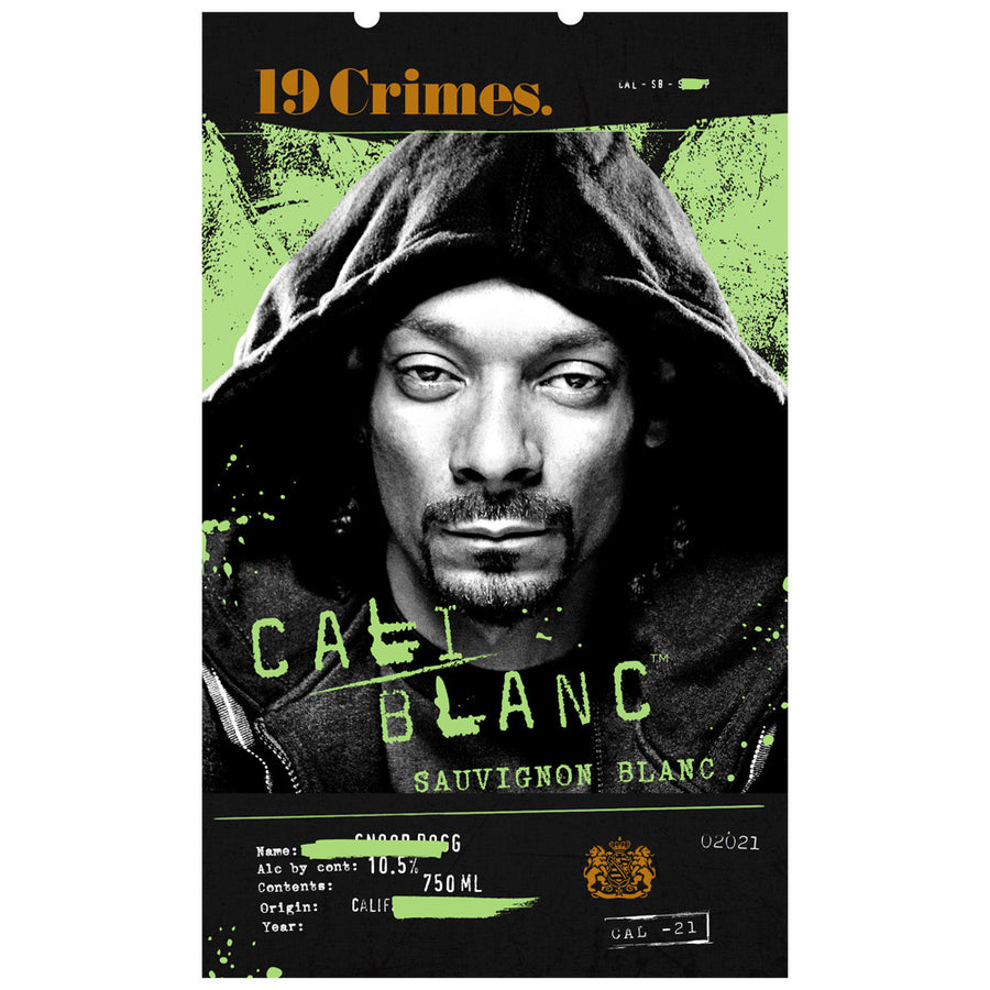 19 Crimes Snoop Dogg Cali Blanc