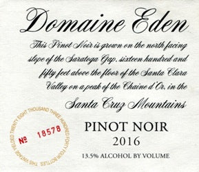 Domaine Eden Pinot Noir 2016