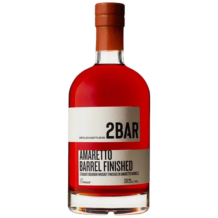 2Bar Amaretto Barrel Finished Straight Bourbon Whiskey