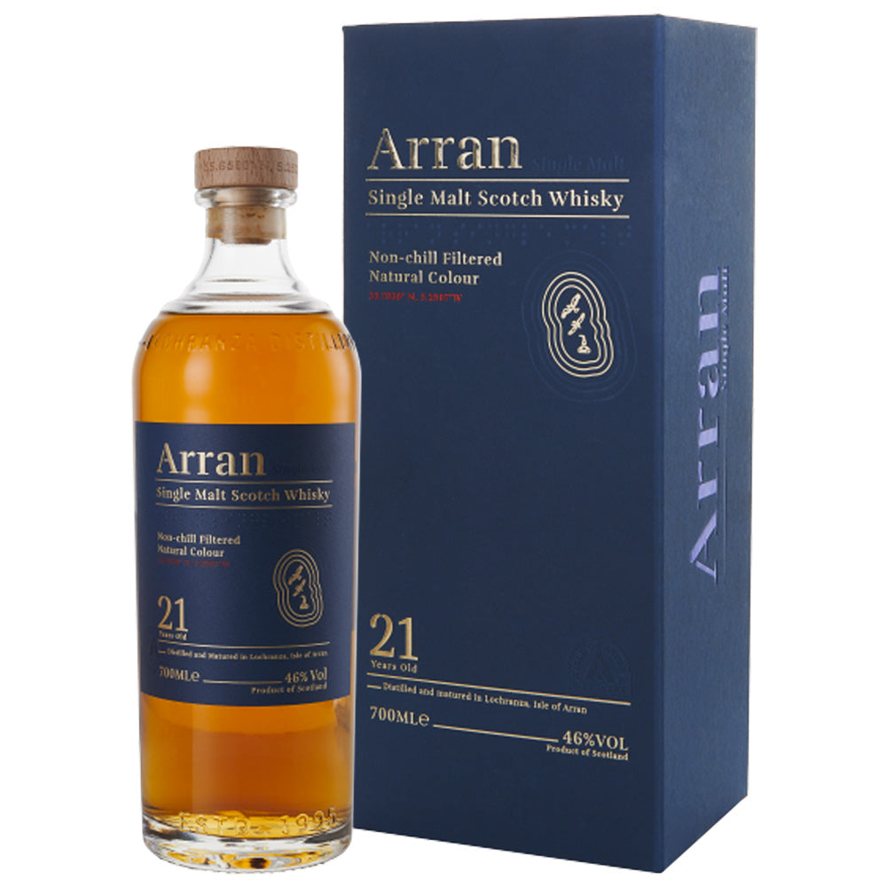 ウイスキー Arran 21 Years Old Single Malt Scotch Arran 21yr Single Malt Scotch – InternetWines.com