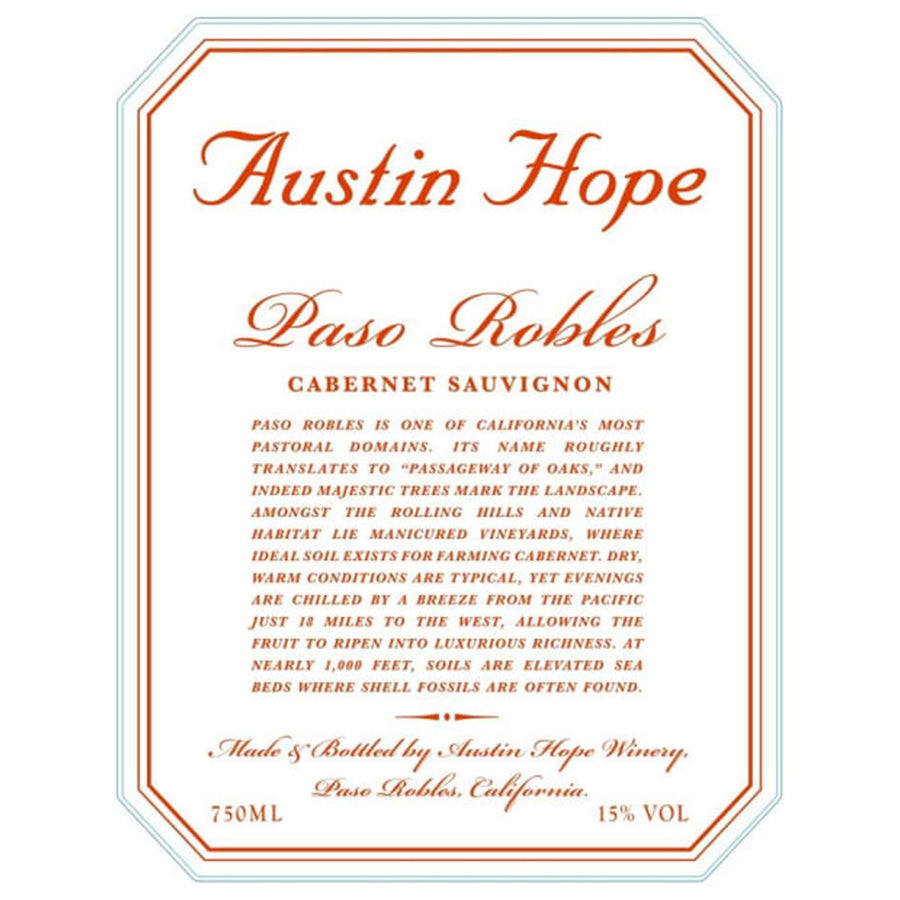 Austin Hope Cabernet Sauvignon 2020