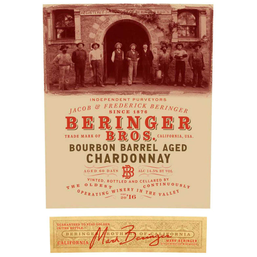 Beringer Bourbon Barrel Aged Chardonnay –