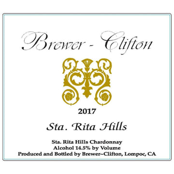 Brewer-Clifton Sta. Rita Hills Chardonnay 2017