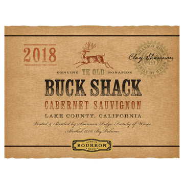 Buck Shack Bourbon Barrel Cabernet Sauvignon 2018