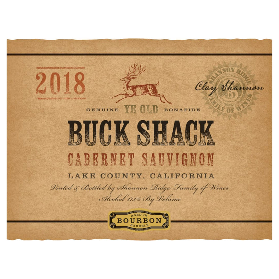 Buck Shack Bourbon Barrel Cabernet Sauvignon 2018