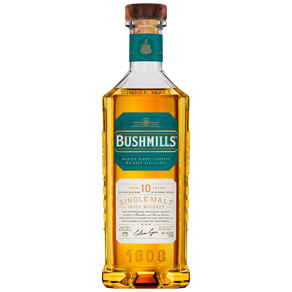 Bushmills 10yr Single Malt Irish Whiskey – InternetWines.com