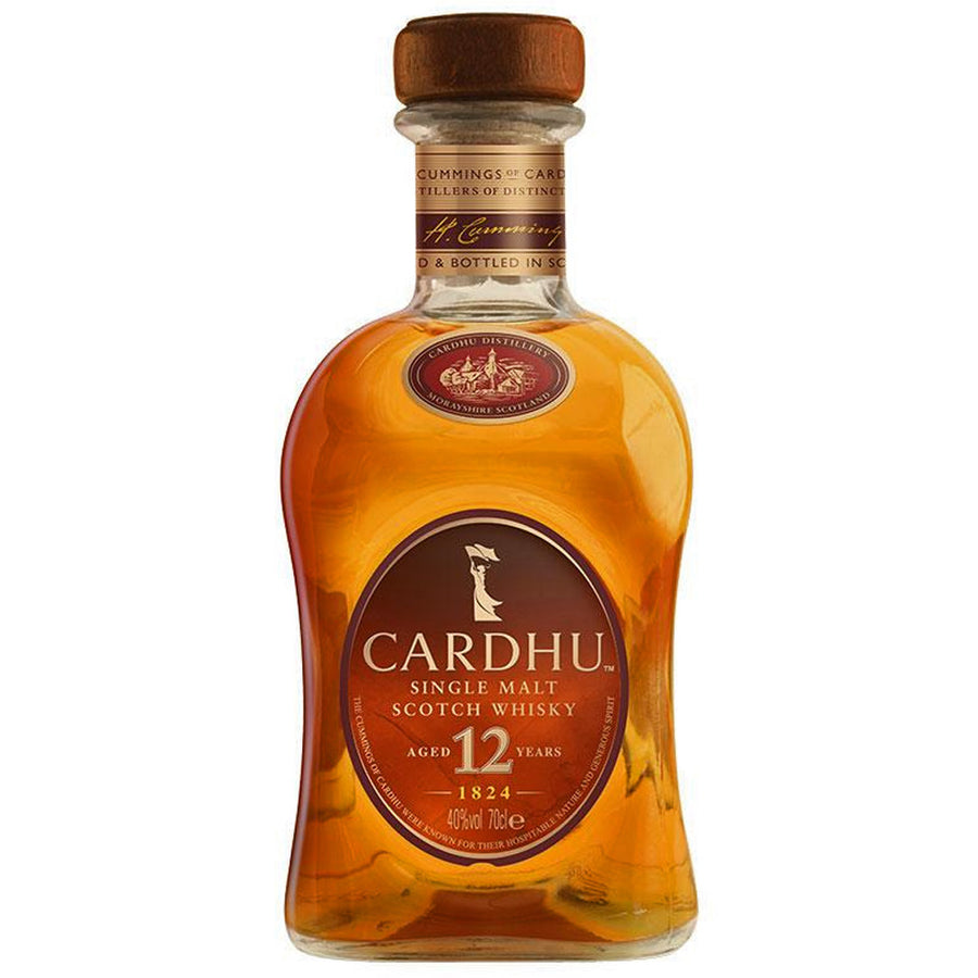 Whisky Cardhu 12 ans 40% - 70cl – BERTO FOR BUSINESS