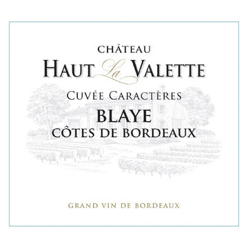 Chateau Haut La Valette 2018 Blaye Cotes de Bordeaux