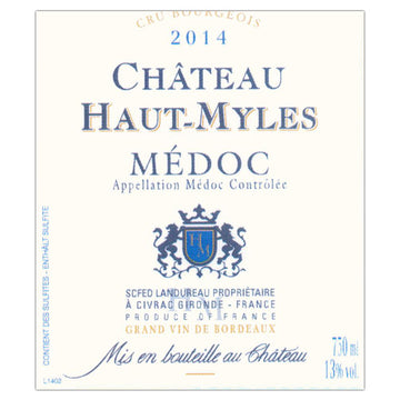 Chateau Haut-Myles Medoc Cru Bourgeois 2014
