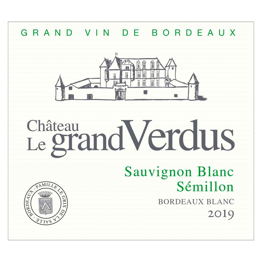 Chateau Le Grand Verdus Sauvignon Blanc Semillon 2019