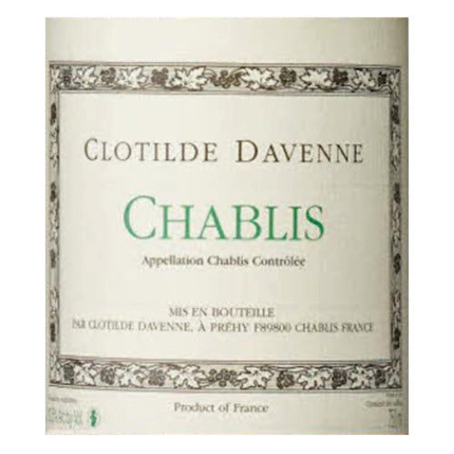 Clotilde Davenne Chablis 2015