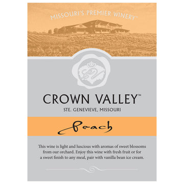 Crown Valley Peach Wine
