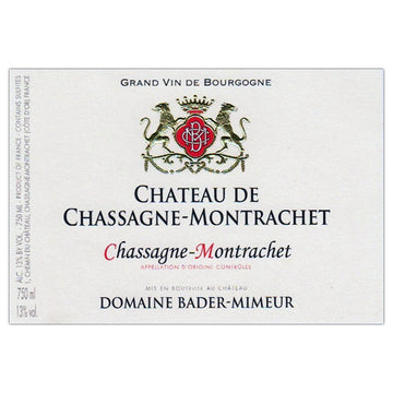 Domaine Bader-Mimeur Chateau de Chassagne-Montrachet Blanc 2017