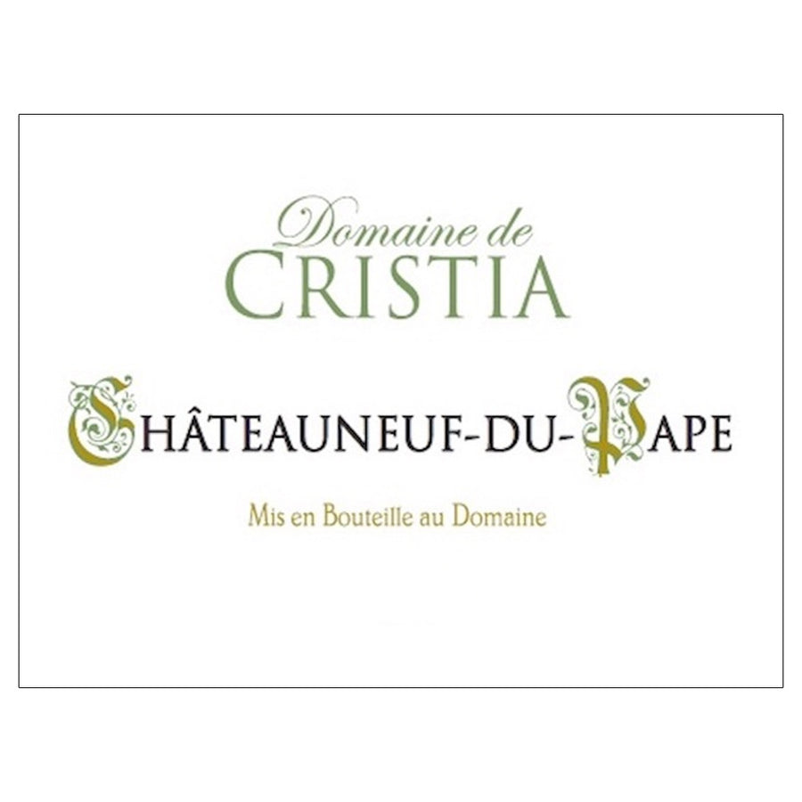 Domaine de Cristia Chateauneuf du Pape Blanc 2017