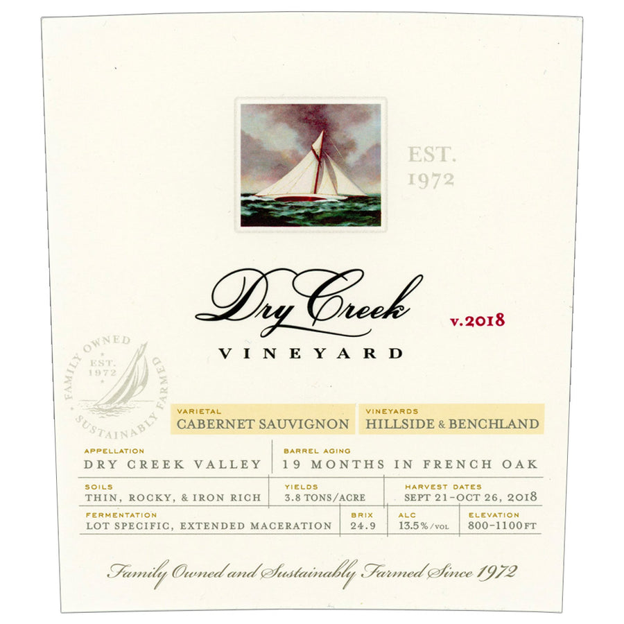 Dry Creek Vineyard Cabernet Sauvignon 2018
