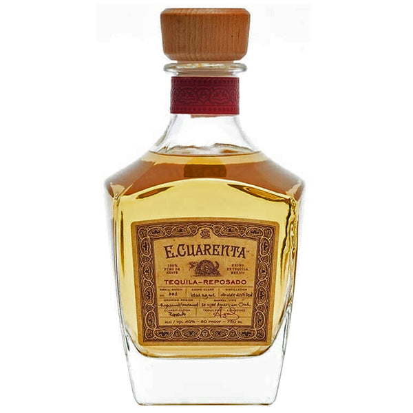 E Cuarenta Tequila Reposado – InternetWines.com