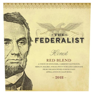 The Federalist Honest Red Blend 2018