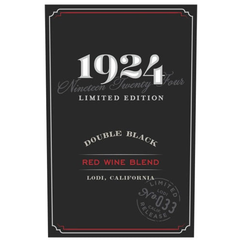 Gnarly Head 1924 Double Black Red Blend 2018