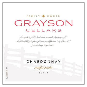 Grayson Cellars Chardonnay 2018