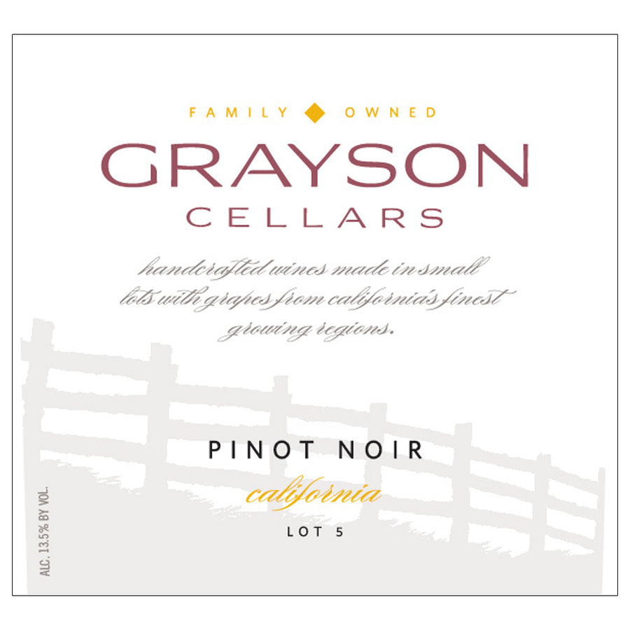 Grayson Cellars Pinot Noir 2018
