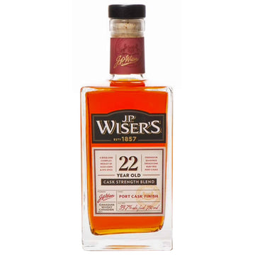 JP Wiser's 22yr Cask Strength Port Cask Finish Canadian Whisky