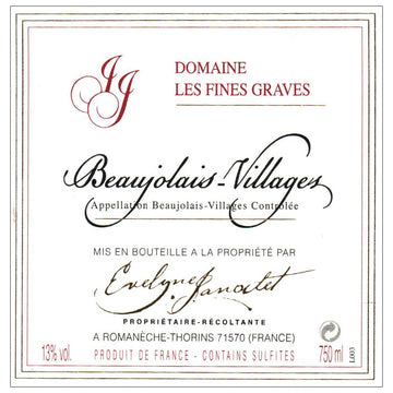 Janodet Beaujolais-Villages Domaine Les Fines Graves 2016