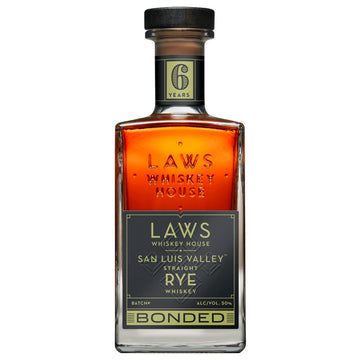 Laws Whiskey House San Luis Valley Straight Rye Whiskey Bonded