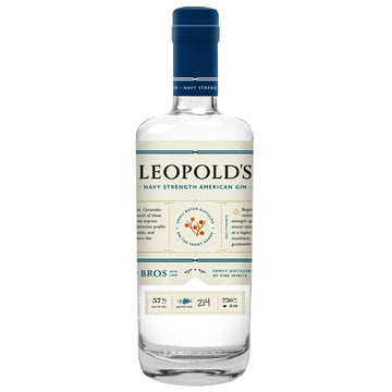 Leopold's Navy Strength American Gin