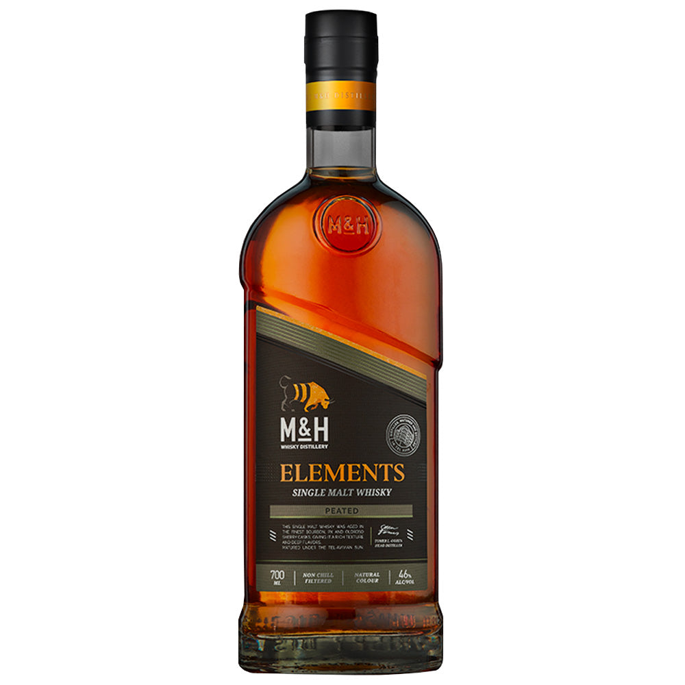 M&H Elements Peated Single Malt Whisky – InternetWines.com