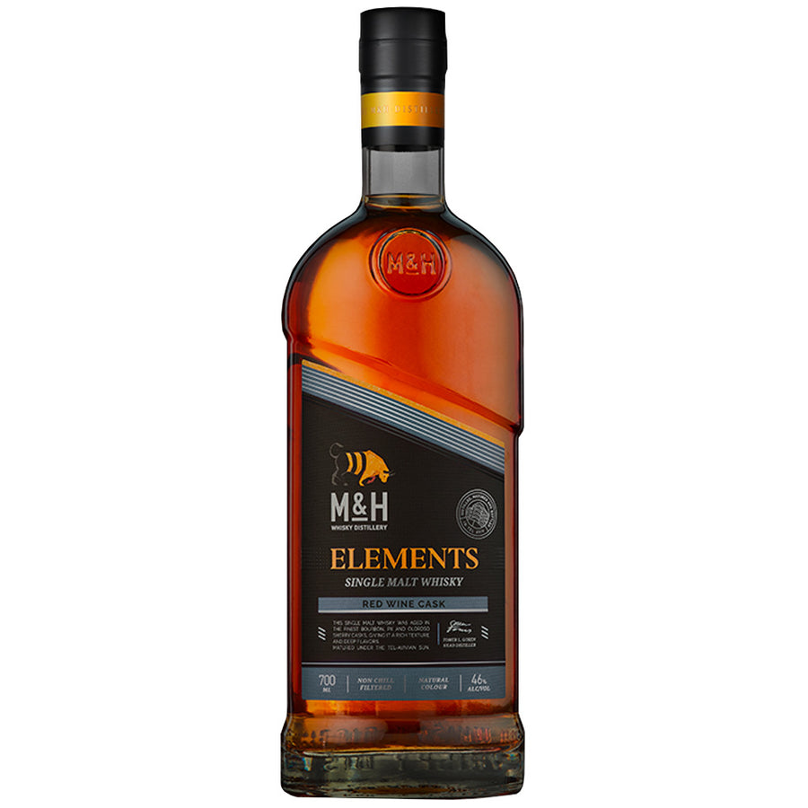 M&H Elements Red Wine Cask Single Malt Whisky