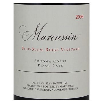 Marcassin Blue Slide Ridge Pinot Noir 2006