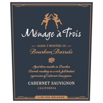 Menage a Trois Bourbon Barrel Cabernet Sauvignon 2018