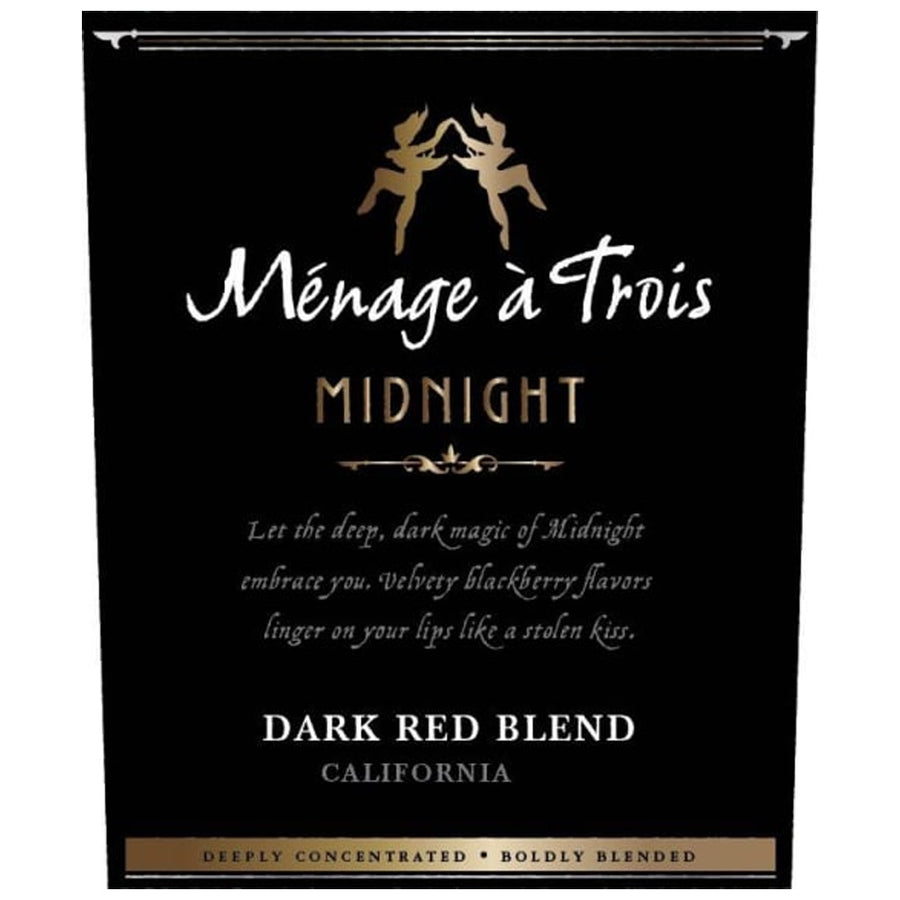 Menage a Trois Midnight Dark Red Blend 2018