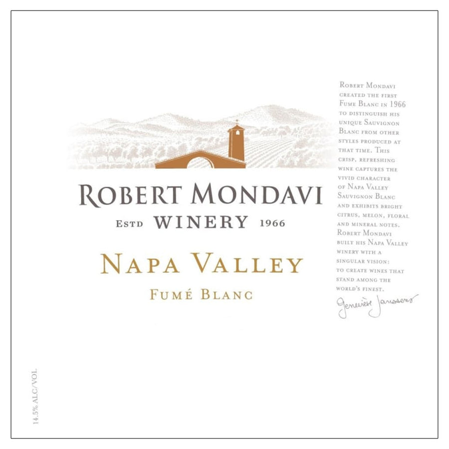 Robert Mondavi Napa Valley Fume Blanc 2018