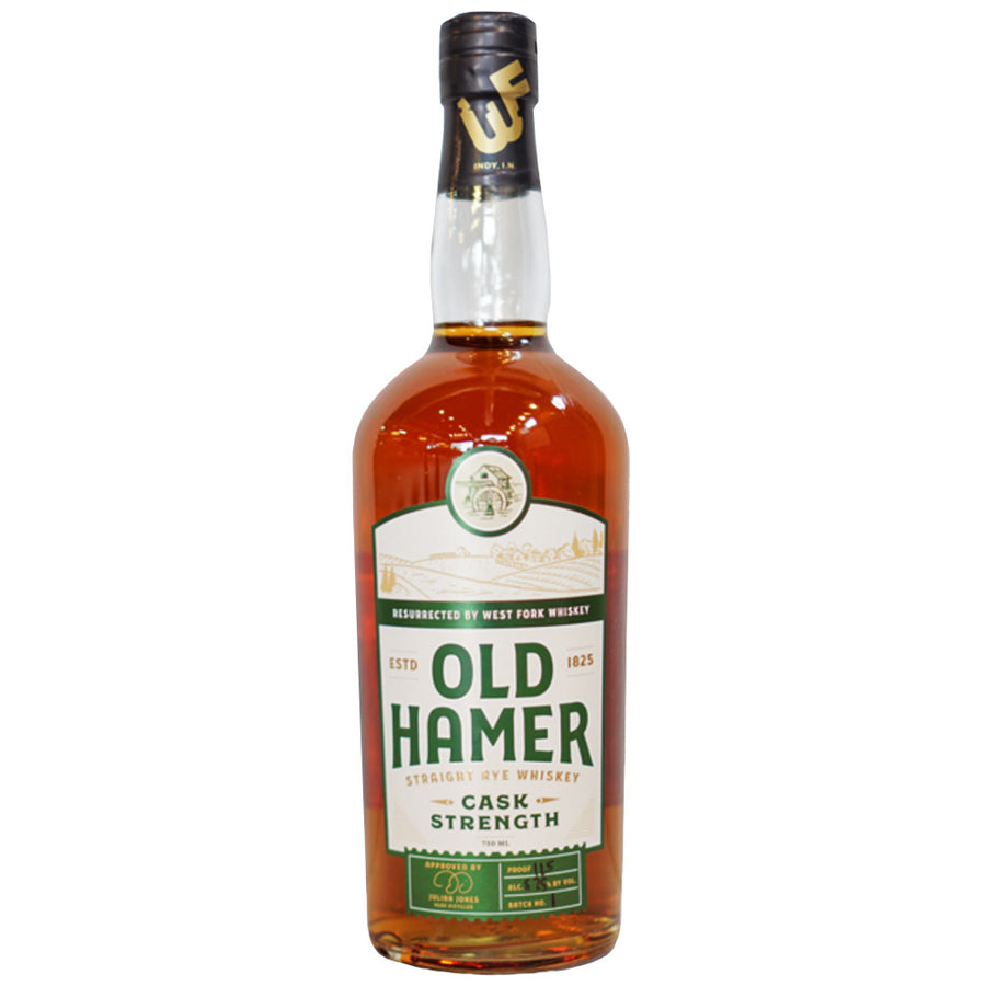 Old Hamer Cask Strength Straight Rye Whiskey