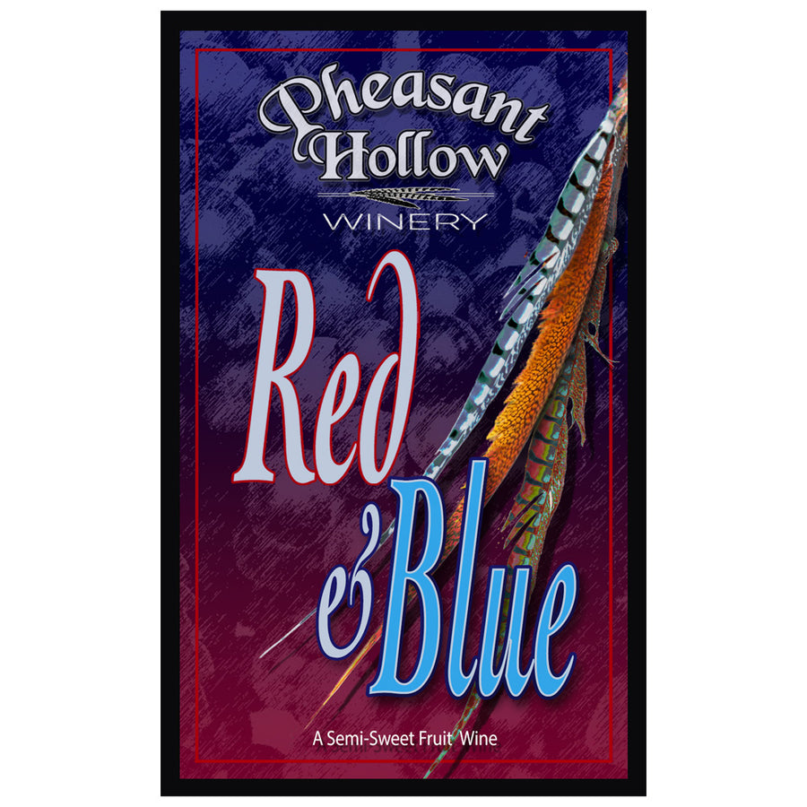 Pheasant Hollow Red and Blue