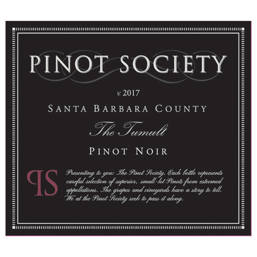 Pinot Society The Tumult Pinot Noir 2018