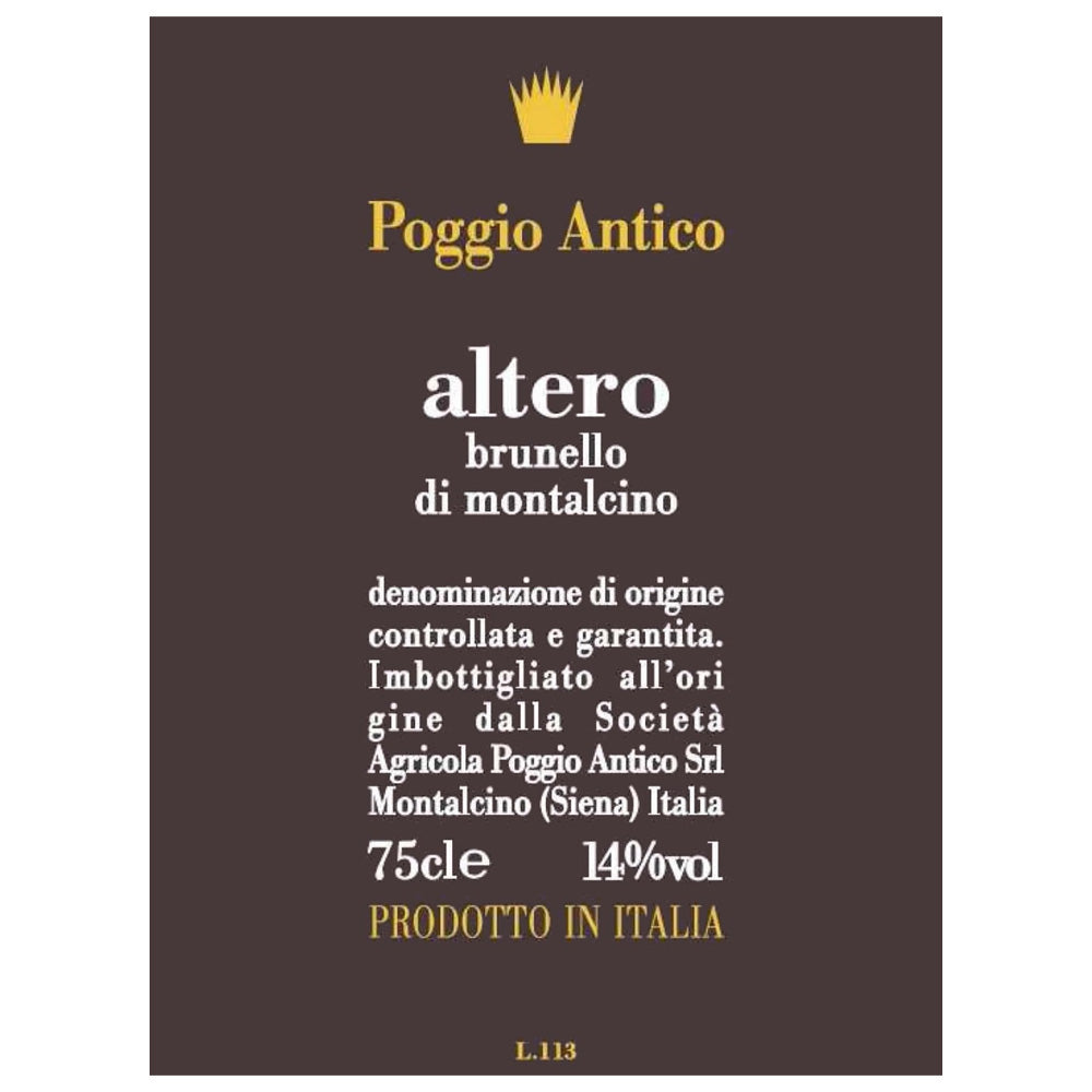 Poggio Antico Brunello di Montalcino Altero 2015 – InternetWines.com