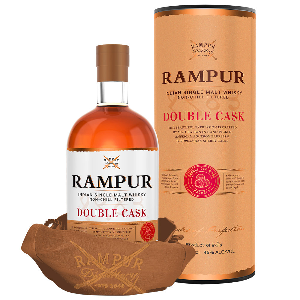 Rampur Double Cask Indian Single Malt Whisky – InternetWines.com