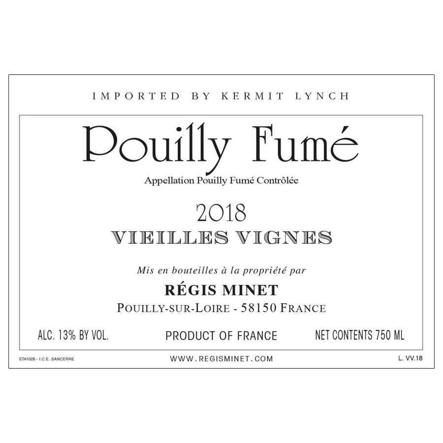 Regis Minet Pouilly-Fume Vieilles Vignes 2018