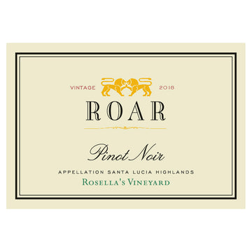 Roar Rosella's Vineyard Pinot Noir 2018